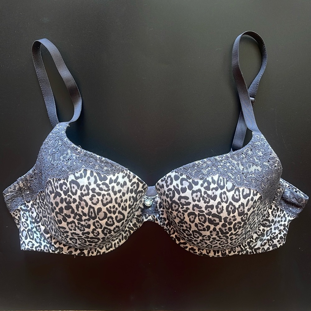 Victoria Secret lined Demi bra leopard print